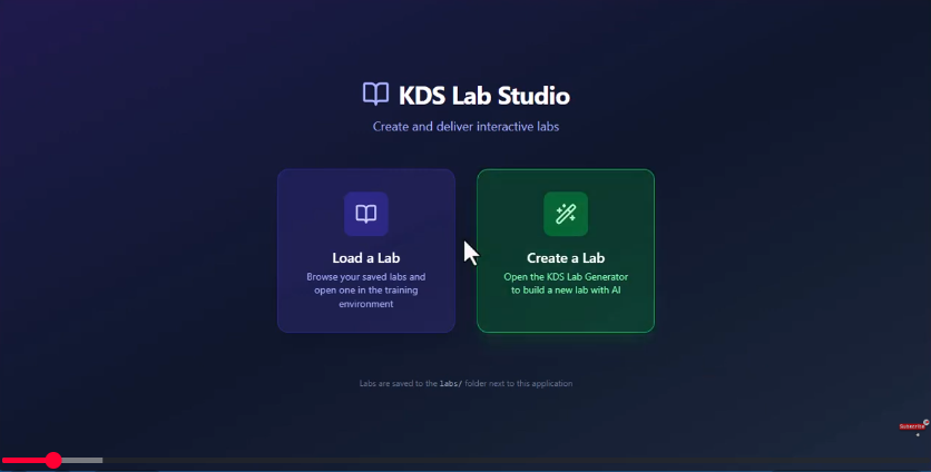 KDS Lab Studio â€“ 2 Minute Demo