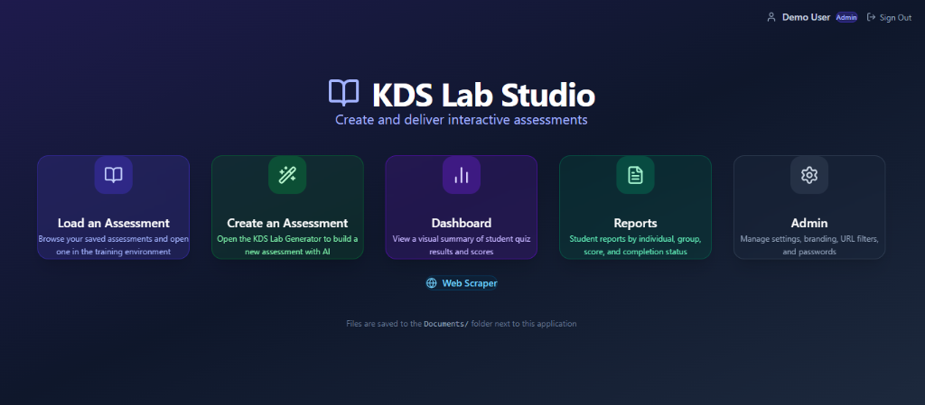 Instructional Design Hands on Lab Developer Application