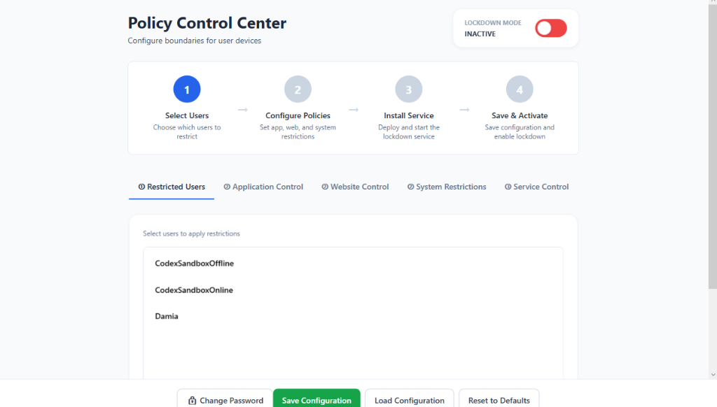 Kiosk App Dev