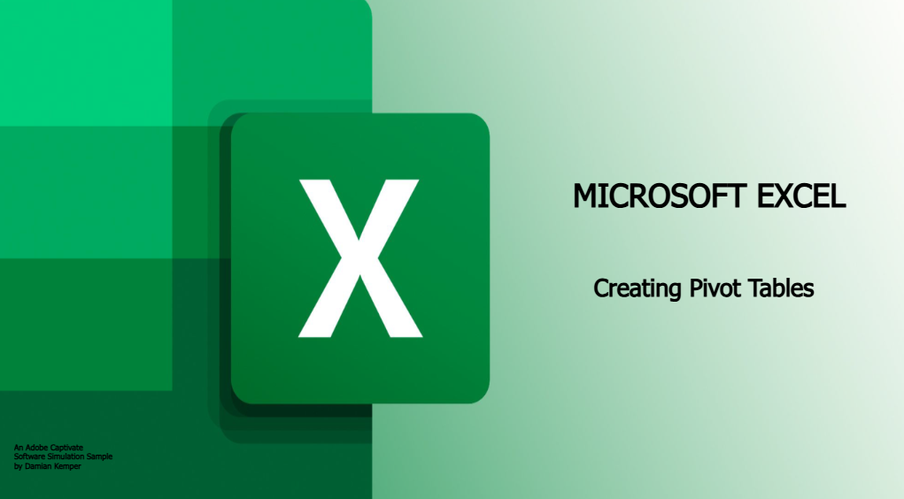 Pivot Tables Training