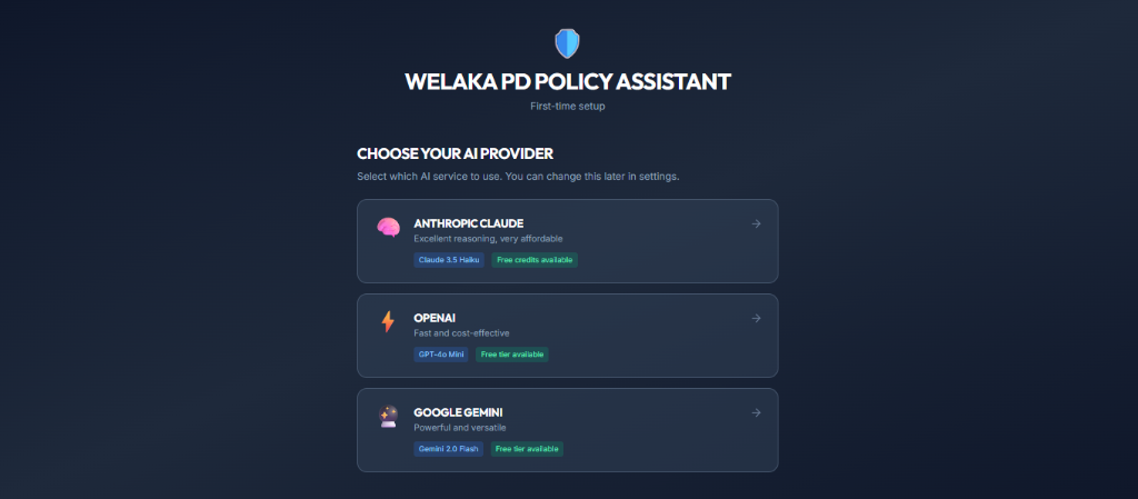 Police Review Assistant App Dev