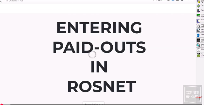 Rosnet Training Video Guide