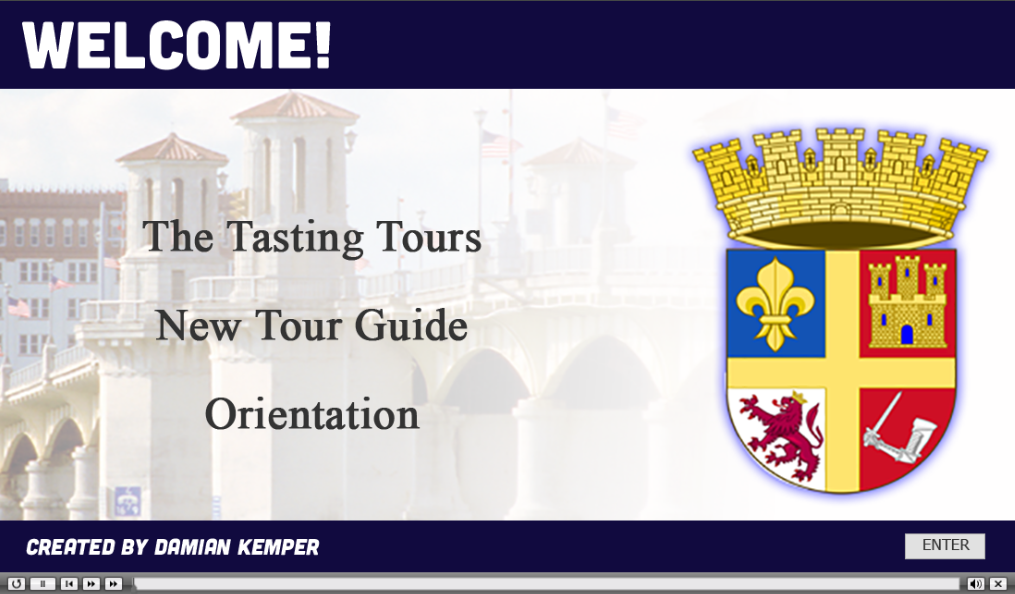 The Tasting Tours Course