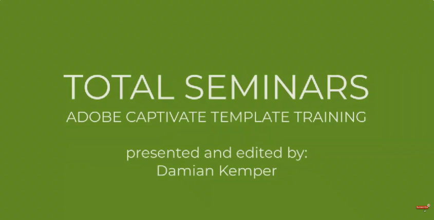 Total Seminars Template Training